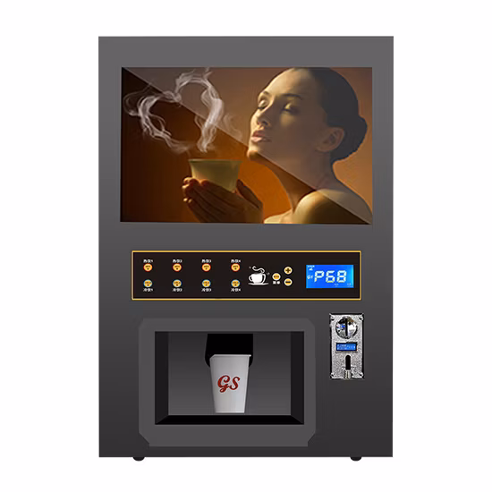 Máquina de café Expresso instantâneo para enchimento de cápsulas de venda automática comercial com moedor