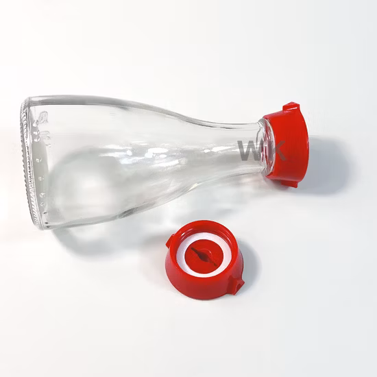 Garrafas de molho de soja transparentes fáceis de despejar óleo e vinagre conjuntos de frascos de condimento com usos multifuncionais galheteiro