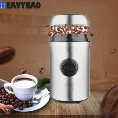 Heavybao multi-funcional lâmina ss moedor de café elétrico nozes especiarias café em grãos moinho fabricante para uso doméstico